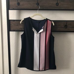 Tommy Hilfiger Sleeveless Top with Gold Button
